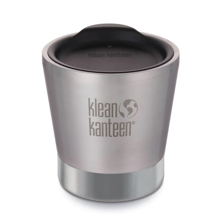 Pahar termo cu capac, 237 ml, Brushed Stainless, Klean Kanteen