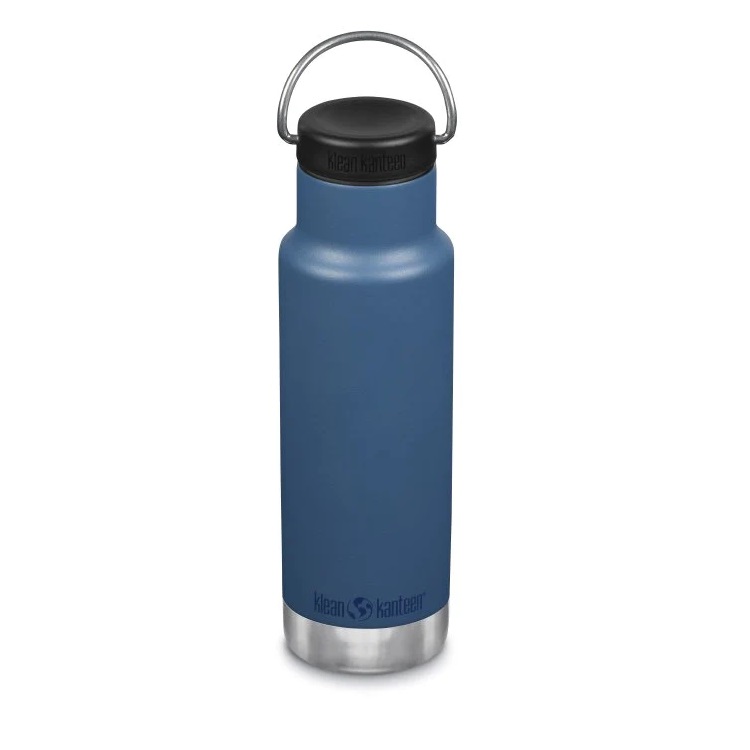 Termos ingust cu capac Loop Narrow Classic, 355 ml, Real Teal, Klean Kanteen