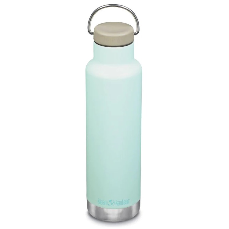 Termos ingust cu capac Loop Narrow Classic, 592 ml, Blue Tint, Klean Kanteen