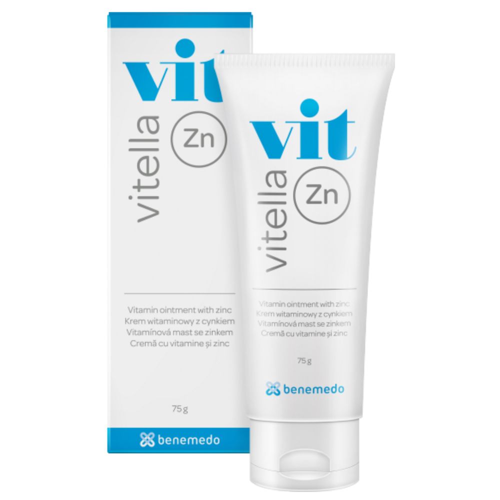 Crema cu vitamine si zinc Vit Vitella Zn, 75 g, Benemedo