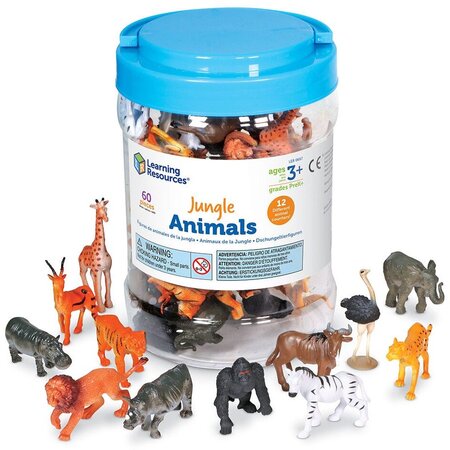 Set pentru sortat Animalute din jungla, +3 ani, Learning Resources 519451