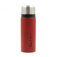 Termos din inox Tapon-Vaso, Rosu, 750 ml, Laken