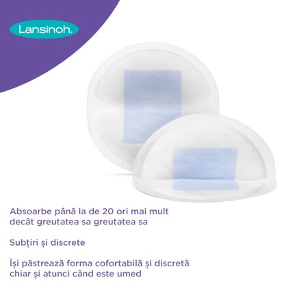 Pachet Tampoane pentru san, 120 buc, Lansinoh 519529