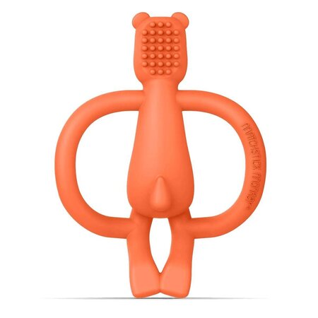 Jucarie pentru dentitie, Urs Portocaliu, Matchstick Monkey 493635