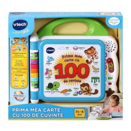 Prima mea carte cu 100 de cuvinte, 1-5 ani, Vtech Toodler