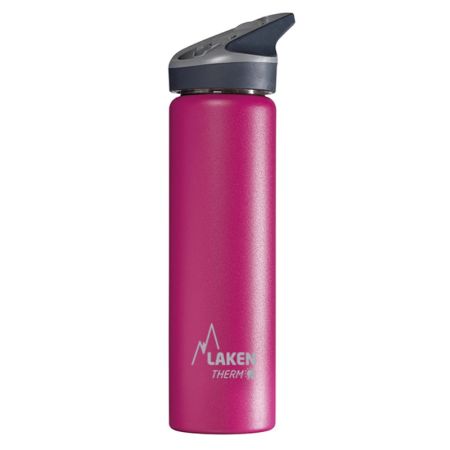 Termos din inox cu capac automat Jannu, 750ml, Fucsia, Laken