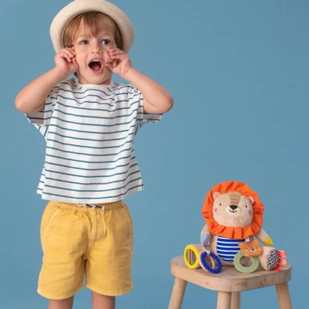 Jucarie cu Inel Gingival Harry The Lion, 0 luni+, Taf Toys 519723