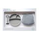 Set de hranire din silicon BWL II, Powder Grey, Minikoioi 519856