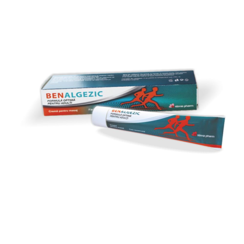 Benalgezic crema pentru masaj, 45 ml, Slavia Pharm