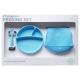 Set de hranire din silicon BWL II, Mineral Blue, Minikoioi 519981