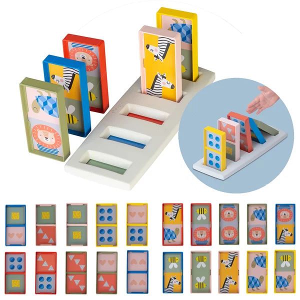 Joc pentru dezvoltare Primul Meu Domino, +18 luni, Taf Toys