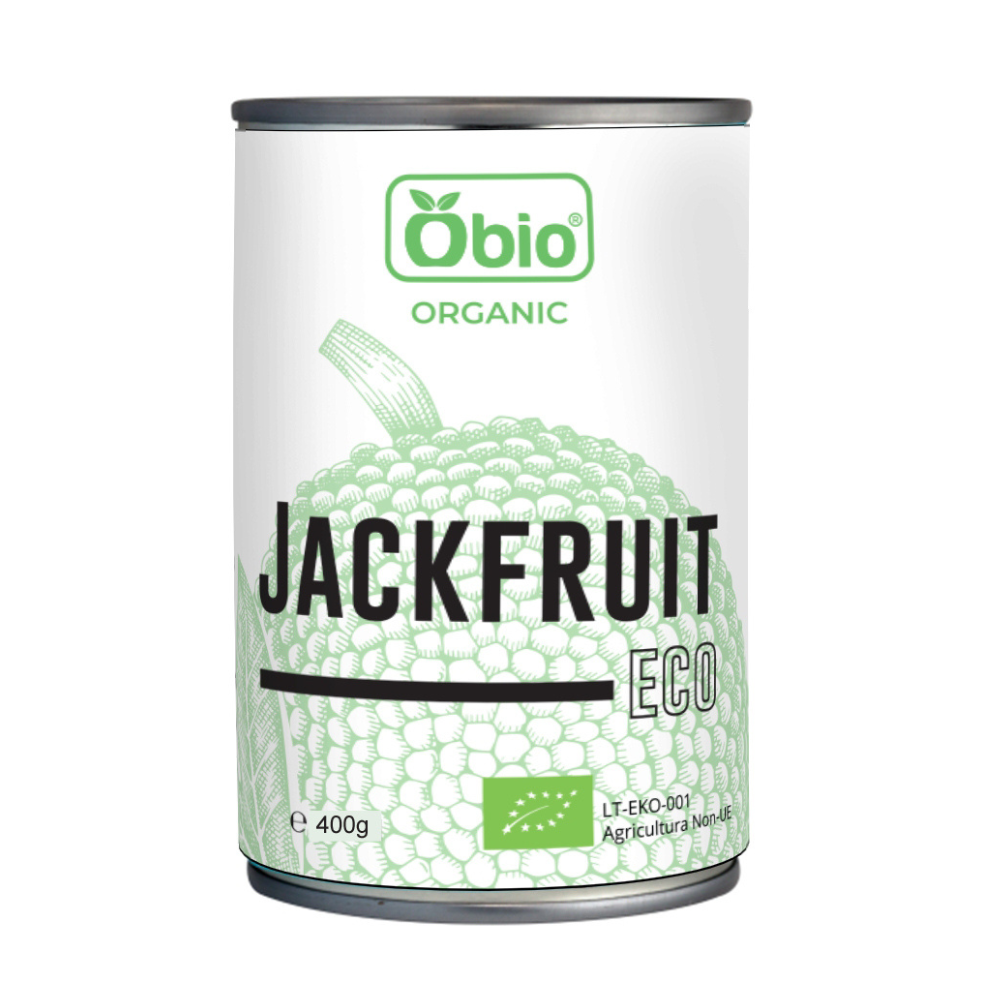 Jackfruit bio fara gluten, 400 g, Obio