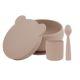 Set de hranire din silicon BWL I, Bubble Beige, Minikoioi 520249