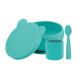 Set de hranire din silicon BWL I, Aqua Green, Minikoioi 520283