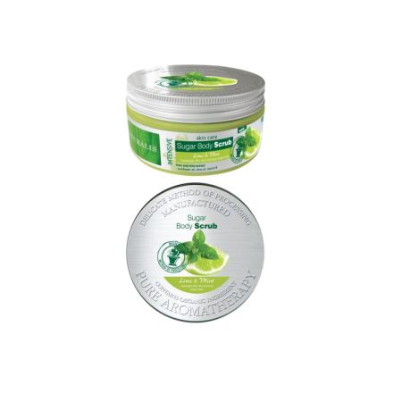 Scrub pentru corp cu extract de lamaie si menta