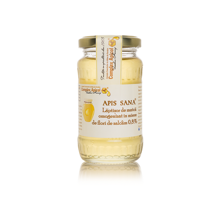 Laptisor de matca omogenizat in miere de flori de salcam, 250g, Complex Apicol 520748