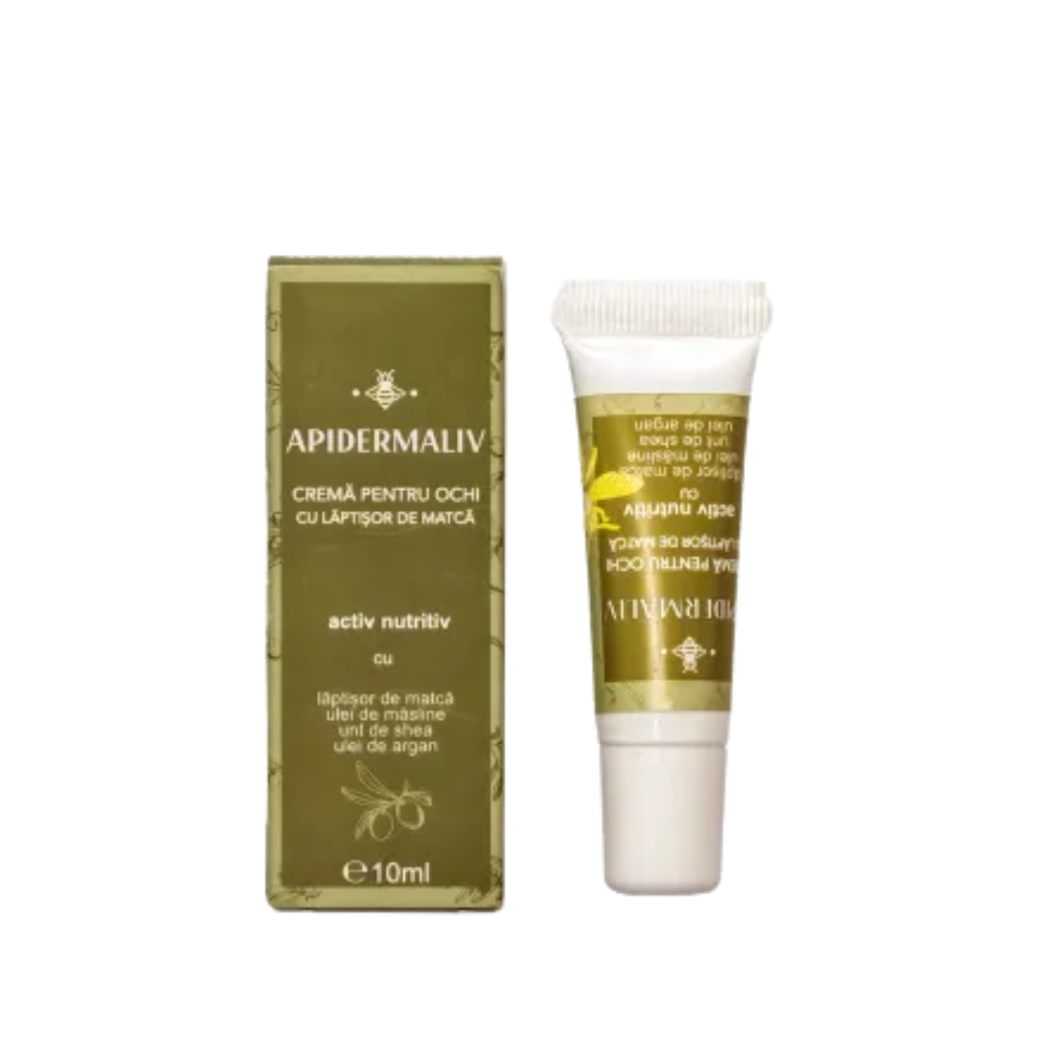 Crema pentru ochi cu laptisor de matca Apidermaliv, 10 ml, Complex Apicol