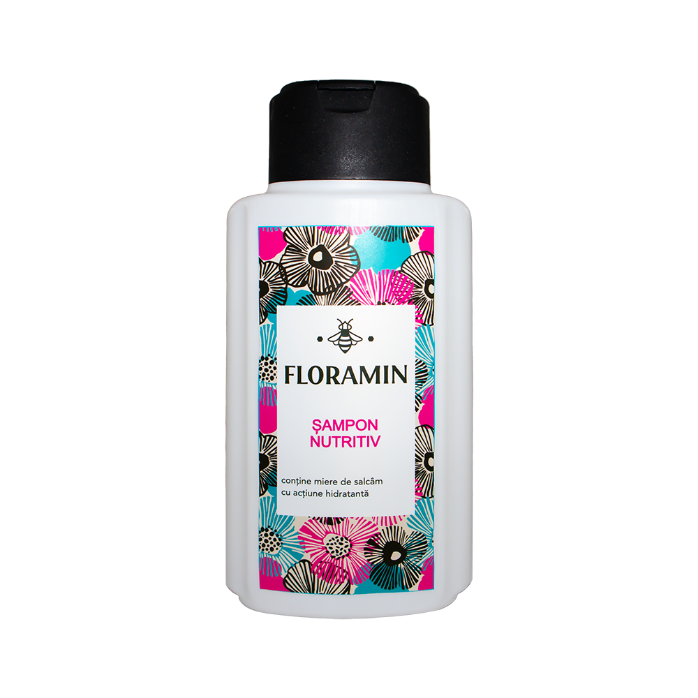 Sampon cu miere de flori de salcam Floramin, 250 ml, Complex Apicol