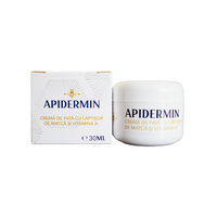 Crema de fata cu laptisor de matca si vitamina A Apidermin, 30 ml, Complex Apicol