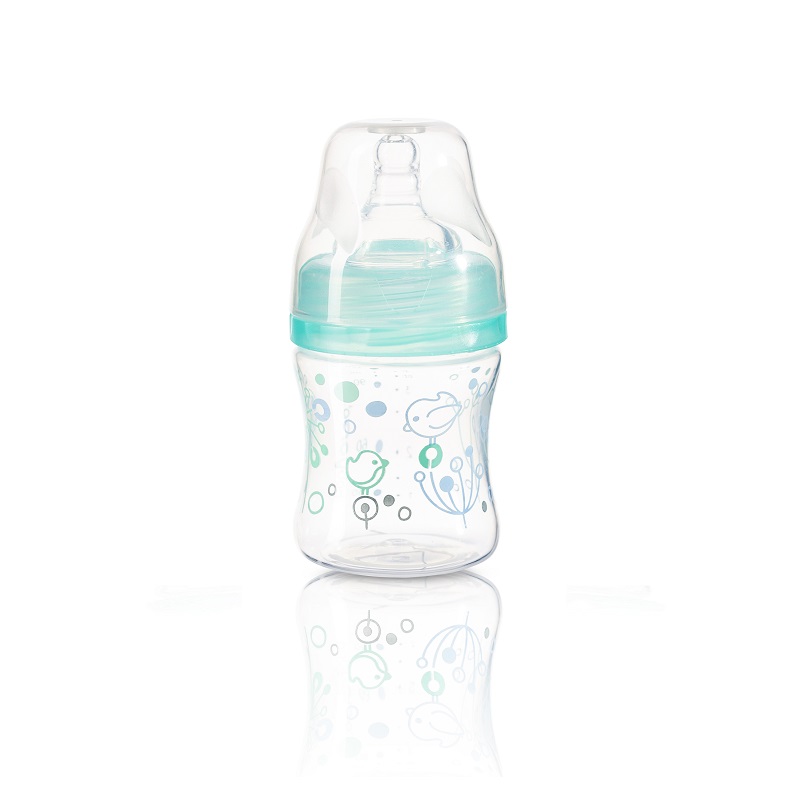 Biberon din Plastic cu gat larg, 120 ml, Babyono