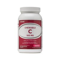 Vitamina C masticabila Chewable C, 100 mg, 180 tablete, Gnc