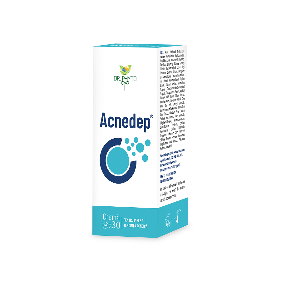 Crema de zi Acnedep, 50 ml, Dr. Phyto