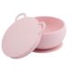 Bol din silicon cu ventuza si capac, Pinky Pink, Minikoioi 521074