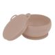 Bol din silicon cu ventuza si capac, Bubble Beige, Minikoioi 521090