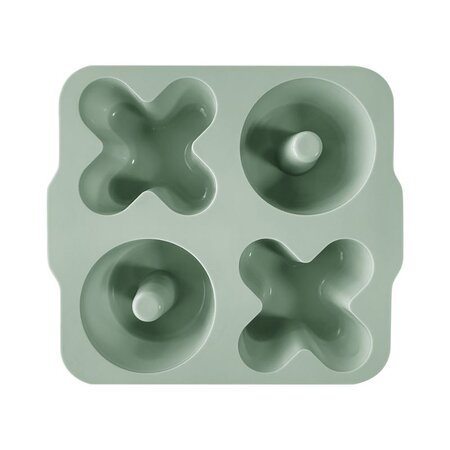 Set recipiente de gatit din silicon premium, River Greey-Powder Grey, Minikoioi 521164