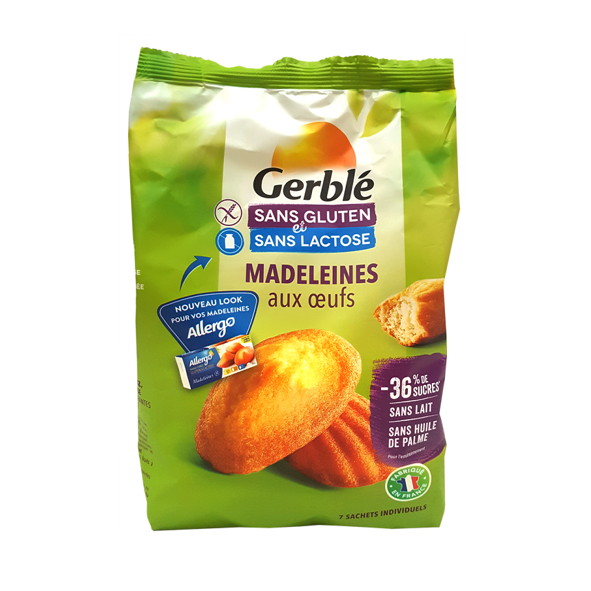 Madlene cu ou fara gluten, 200 gr, Gerble