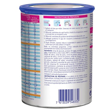 Formula de lapte praf Modulen IBD, + 5 ani, 400 g, Nestle 535321