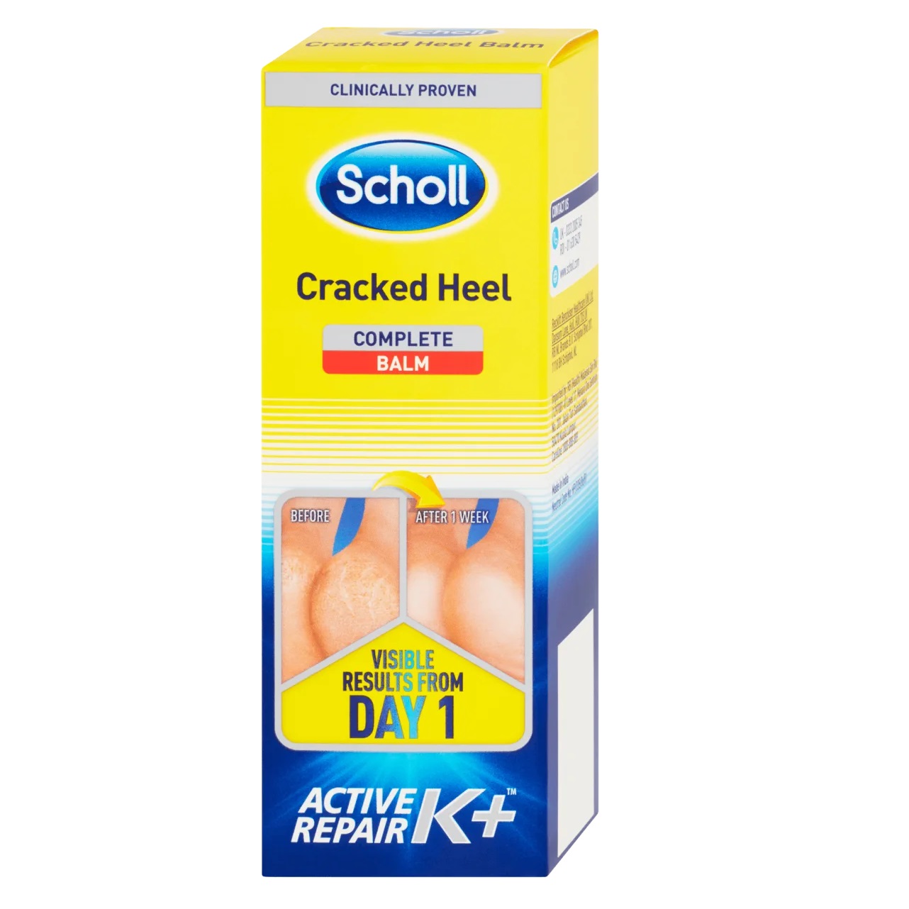 Crema pentru pielea crapata a calcaielor cu Keratina, 60 ml, Scholl