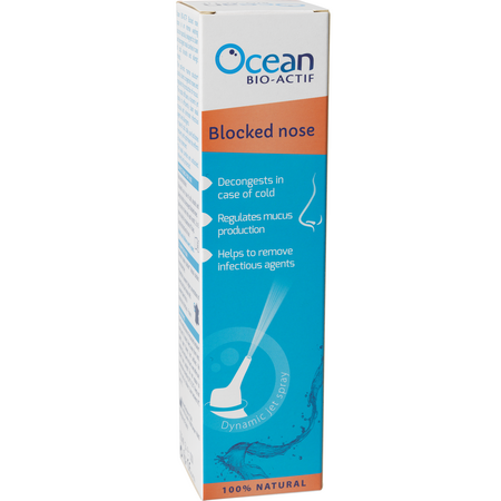 Apa de mare hipertonica pentru adulti Nas infundat, 125ml, Ocean Bio Actif