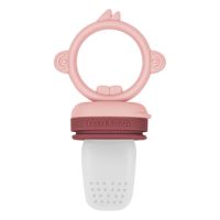 Dispozitiv de hranire din silicon, Pinky Pink/Velvet Rose, Minikoioi