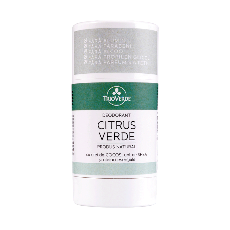 Deodorant Roll On Natural Citrus Verde, 60 g, Trio Verde