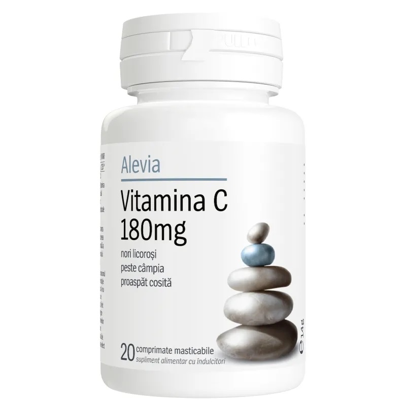 VIitamina C, 180mg, 20 comprimate, Alevia