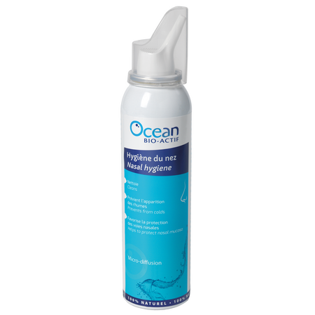 Apa de mare izotonica pentru adulti lgiena nazala, 125ml, Ocean Bio Actif 450703