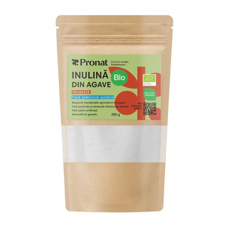 Inulina eco din Agave, 200 gr, Pronat
