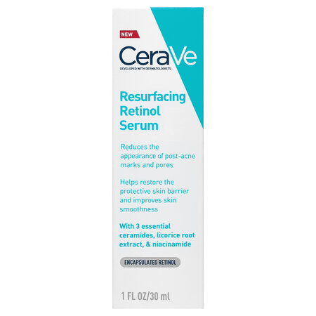 Ser de fata anti-semne cu retinol pentru tenul cu tendinta acneica, 30 ml, CeraVe 521535
