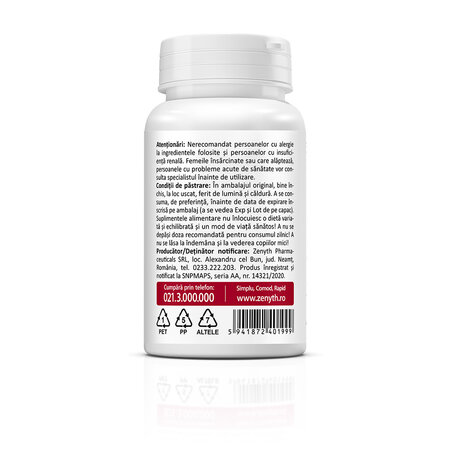 Pentamag 5 saruri de magneziu +B6, 30 capsule, Zenyth 772184