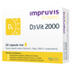Vitamina D3, 2000 U.I., 60 capsule moi, Impruvis D3Vit 655514