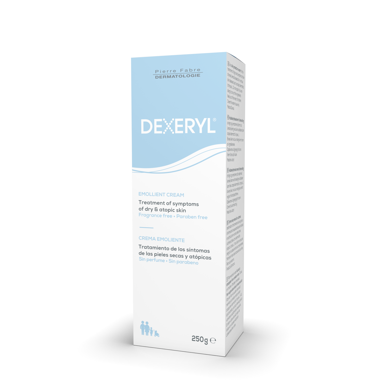 Crema emolienta, 250 g, Dexeryl