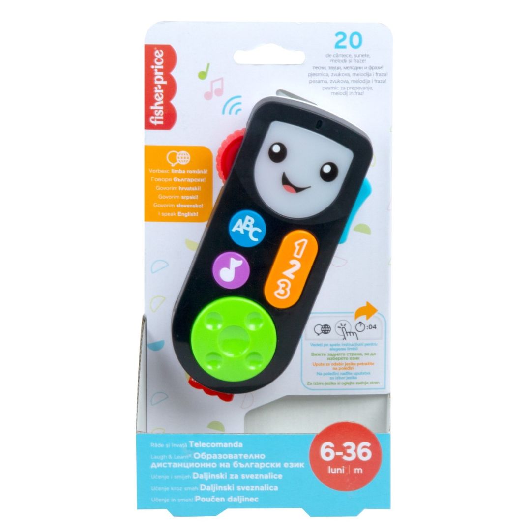 Telecomanda interactiva in limba romana Laugh&Learn, Fisher Price