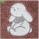 Prosop de baie brodat, 75x75 cm, Bunny Berry, Fillikid 731544