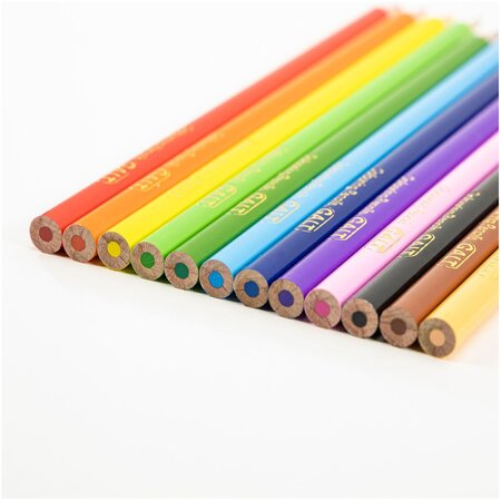Set 12 creioane de colorat, +4 ani, Galt 700450