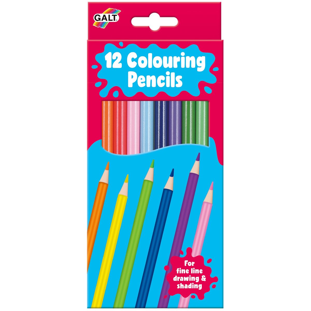 Set 12 creioane de colorat, +4 ani, Galt