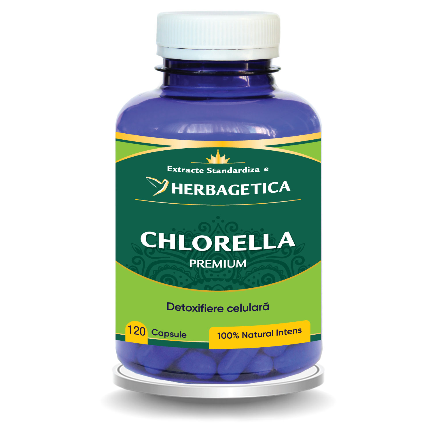 Chlorella, 120 capsule, Herbagetica