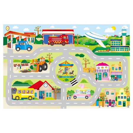 Puzzle gigant Orasul, 3-6 ani, 30 piese, Galt 638403