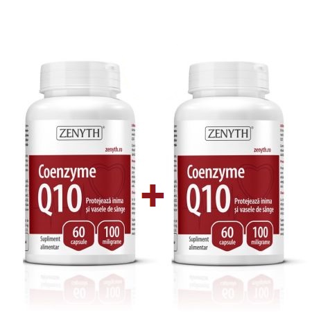 Pachet Coenzyma Q10, 60 + 60 capsule, Zenyth