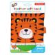 Carticica moale Jungla Teether Soft Book, +0 luni, Galt 450757